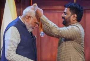 प्रधानमंत्री मोदी को श्रीलंका की सरकार ने ‘मित्र विभूषण सम्मान’ से किया सम्मानित 